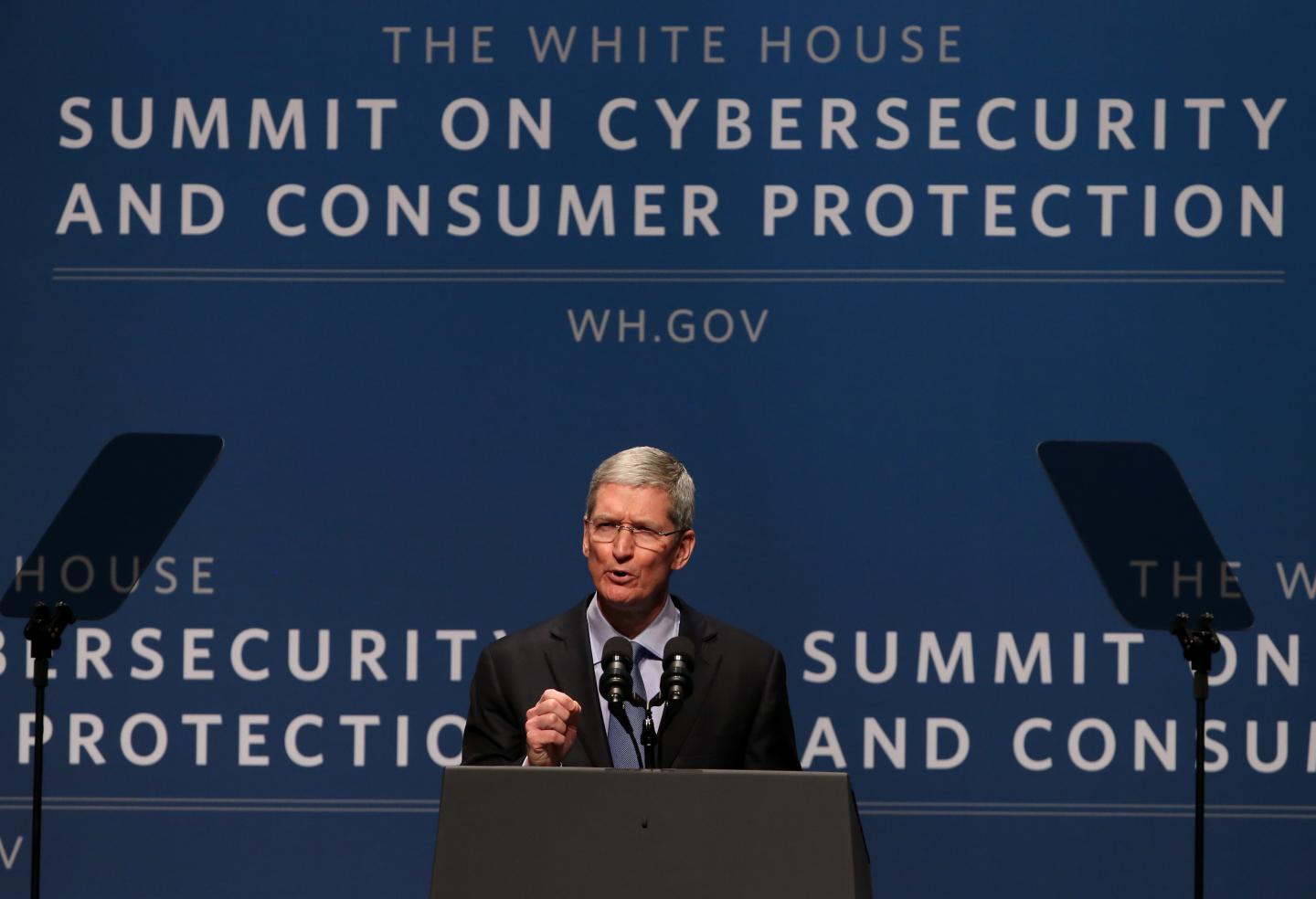 President Obama Speaks At Summit On Cybersecurity And Consumer Protection At Stanford University