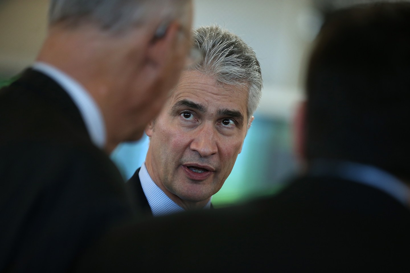 United CEO Jeff Smisek Inaugurates New Terminal At SFO