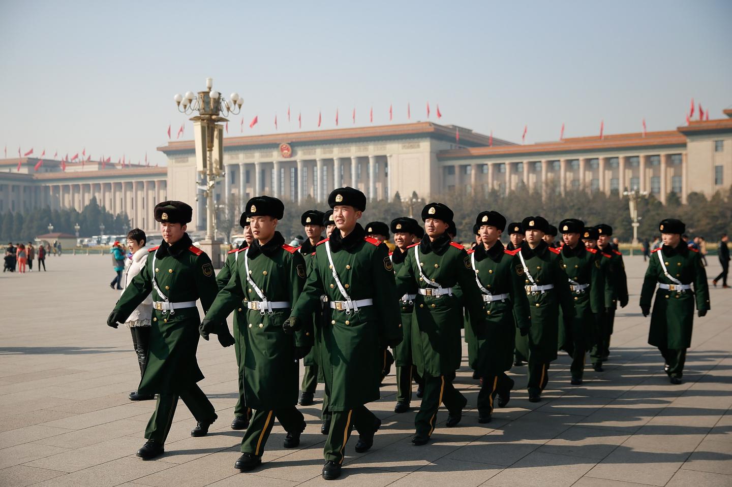 General View Of Beijing's Tiananmen Square