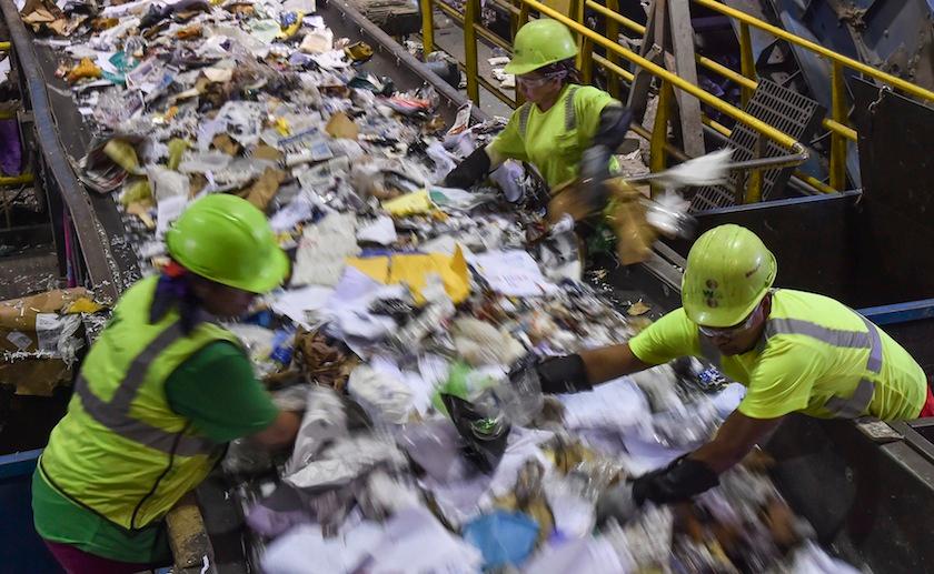 waste management recycling plant