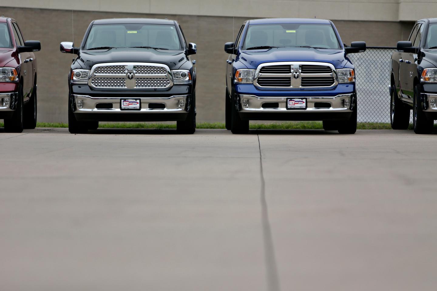A Car Dealership Ahead Of Motor Vehicle Sales Figures