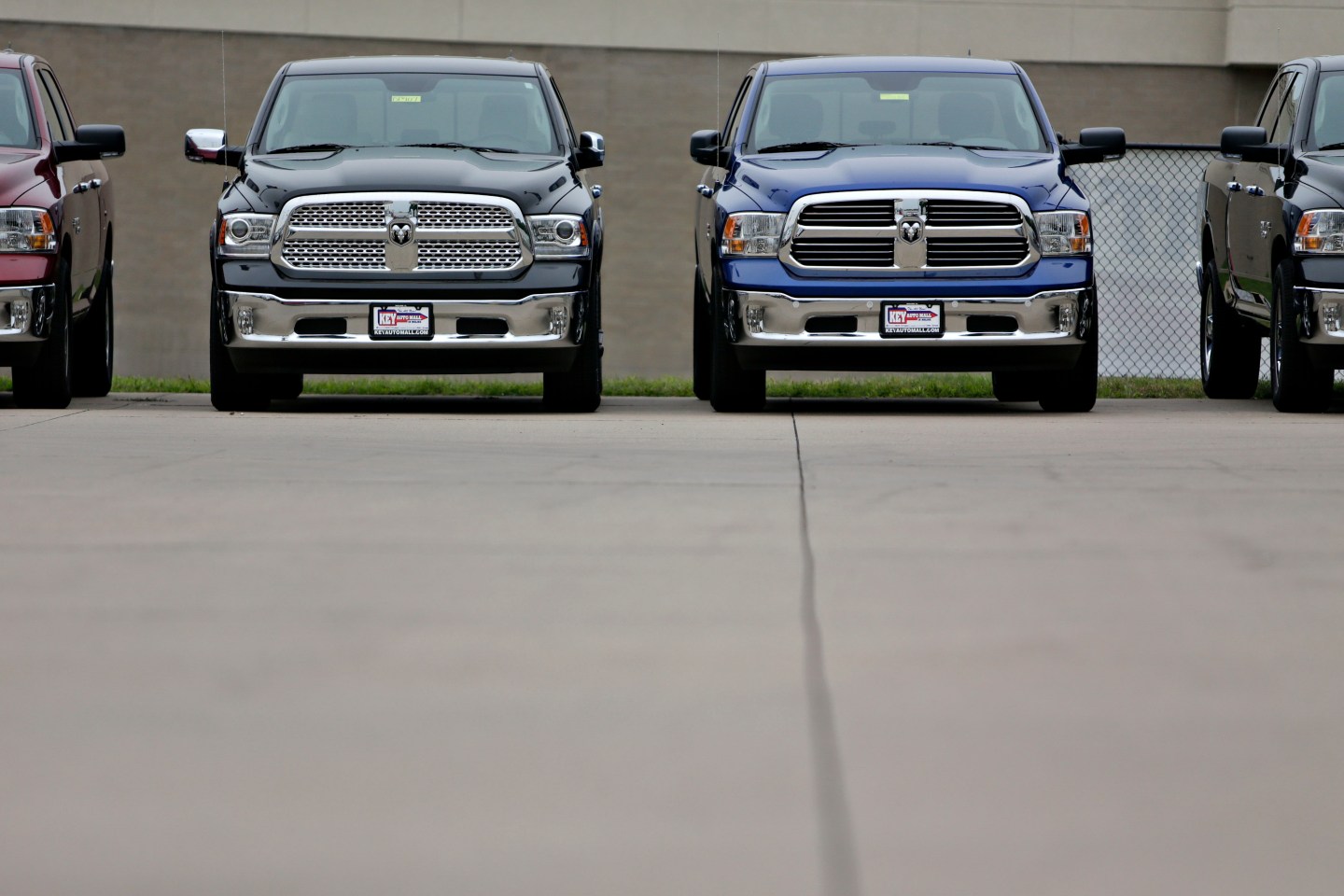 A Car Dealership Ahead Of Motor Vehicle Sales Figures