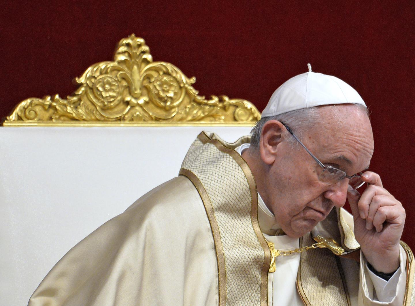 VATICAN-POPE-PRAYER-CREATION