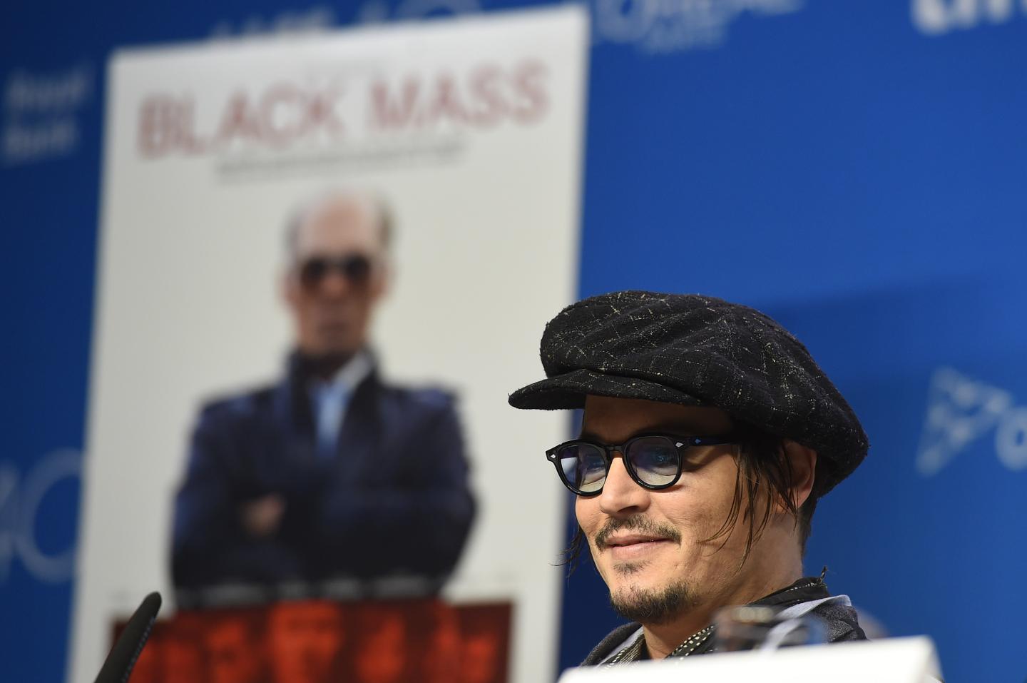 speaks onstage during the "Black Mass" press conference at the 2015 Toronto International Film Festival at TIFF Bell Lightbox on September 14, 2015 in Toronto, Canada.