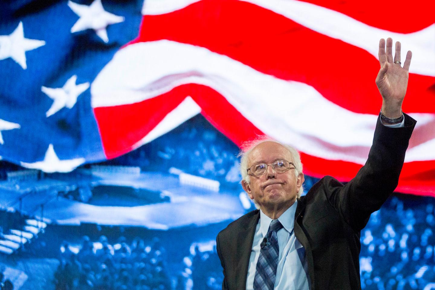 Bernie Sanders spoke at the most unlikely place today