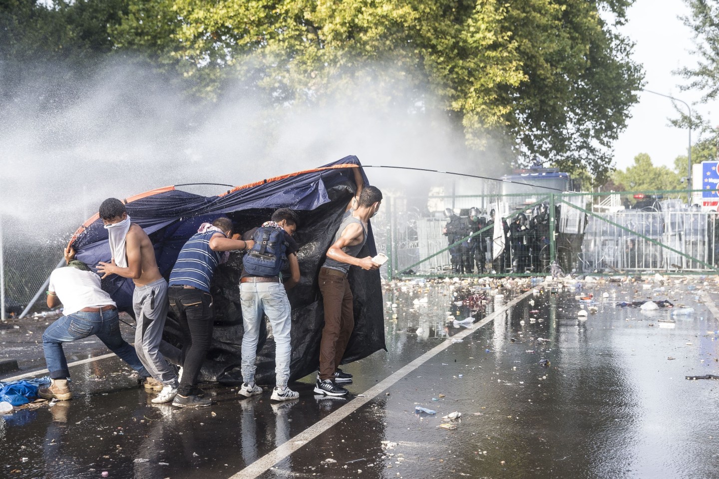 Clashes On The Hungarian Border