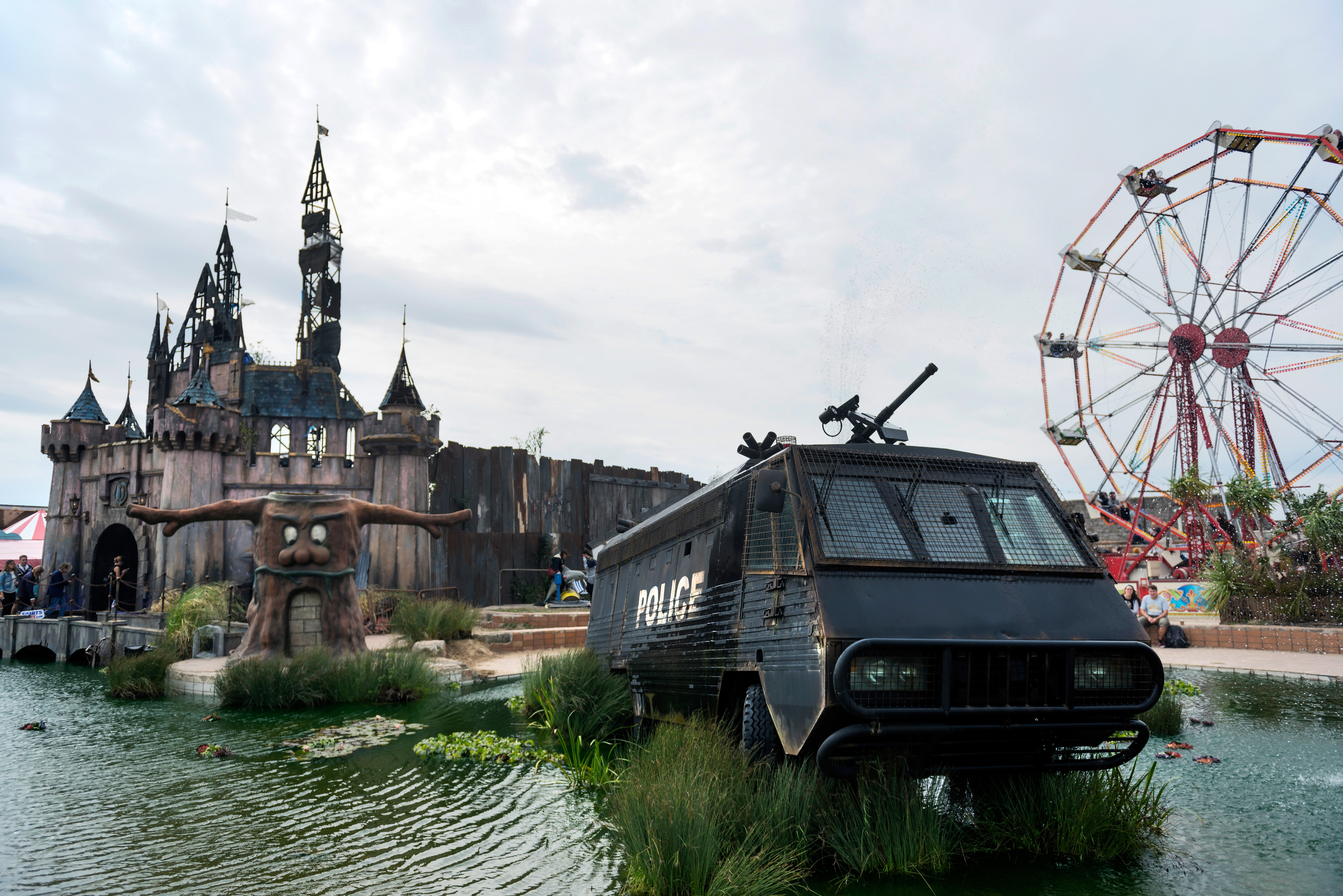 Banksy's Dismaland To Be Used To Build Refugee Shelters in France