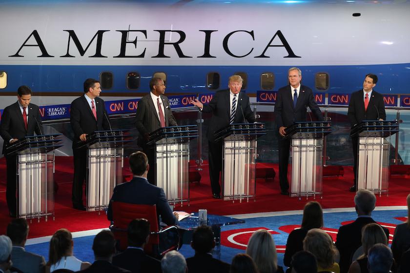 Republican Candidates Take Part In Debates At Reagan Library In Simi Valley