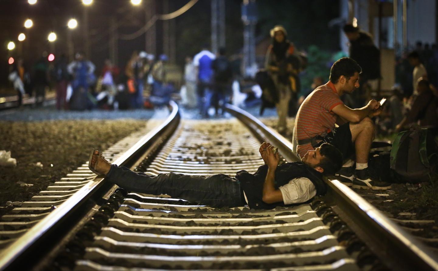 Refugees arrive in Croatia