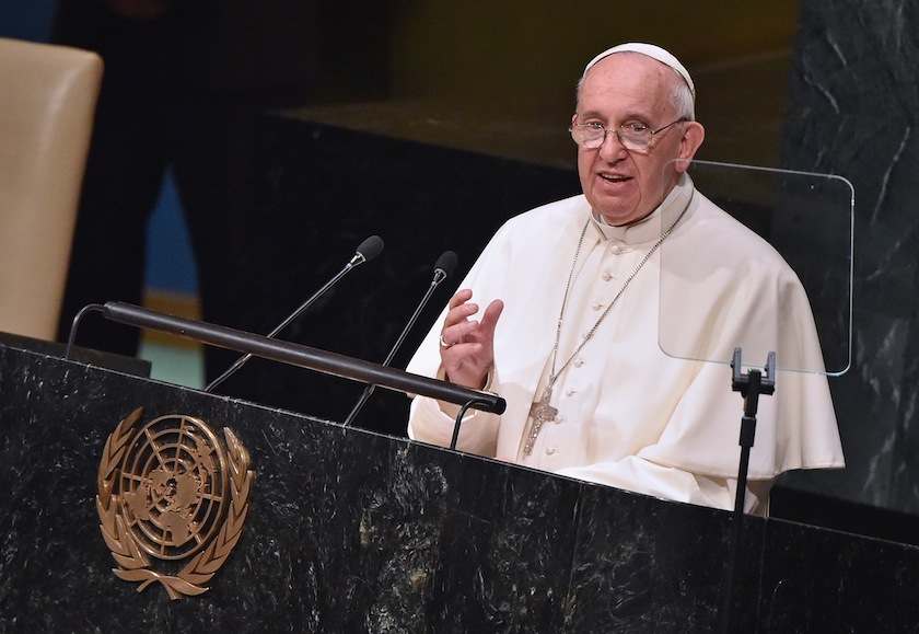 Pope Francis Addresses The United Nations General Assembly