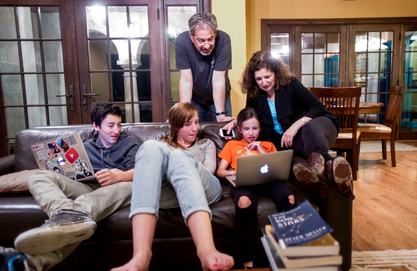 Max Schireson, the former chief executive of MongoDB who stepped down to spend more time with his children, at home in Stanford, Calif.