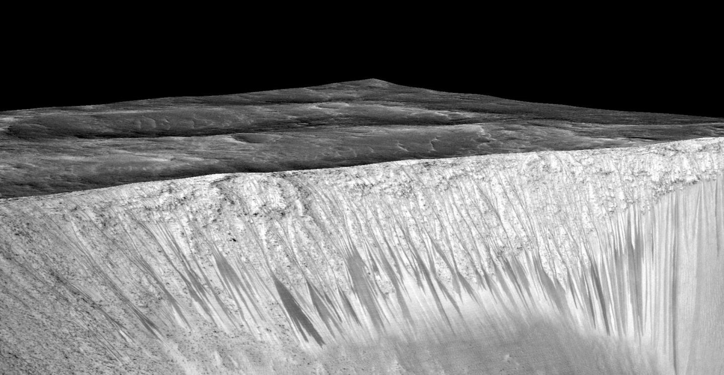 NASA finds liquid water on Mars