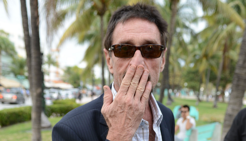 Belize Fugitive John McAfee Lands In Miami And Visits South Beach