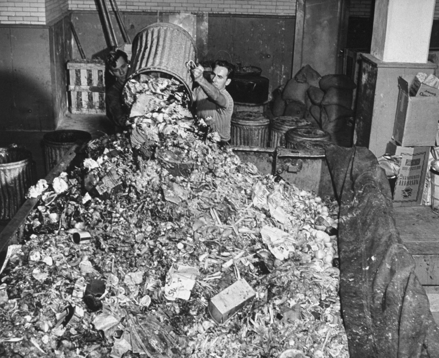 A trashman collecting the garbage in Rad