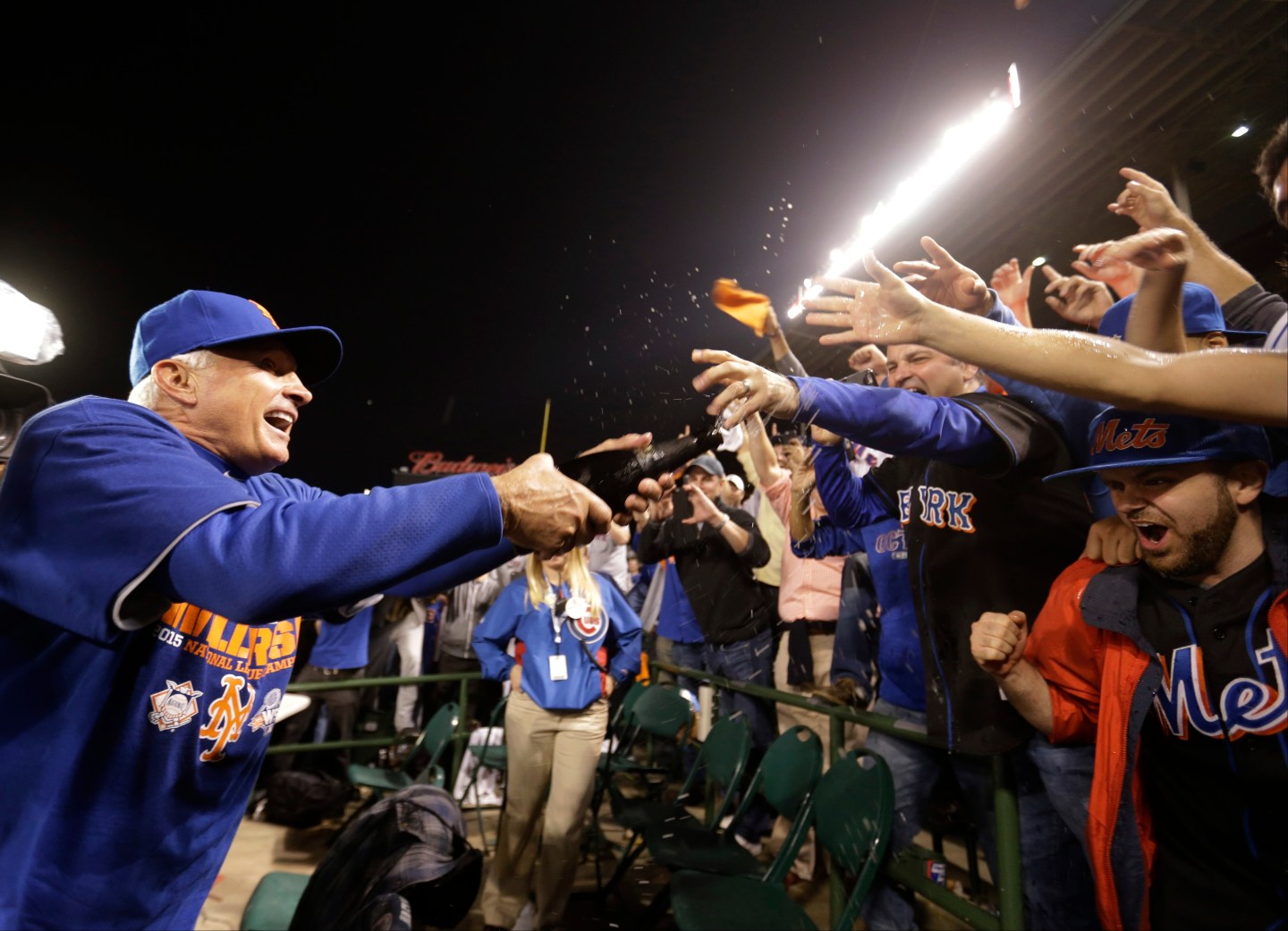 APTOPIX NLCS Mets Cubs Baseball