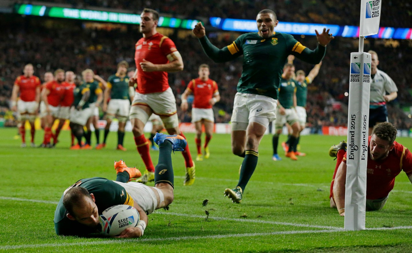 APTOPIX Britain Rugby WCup South Africa Wales