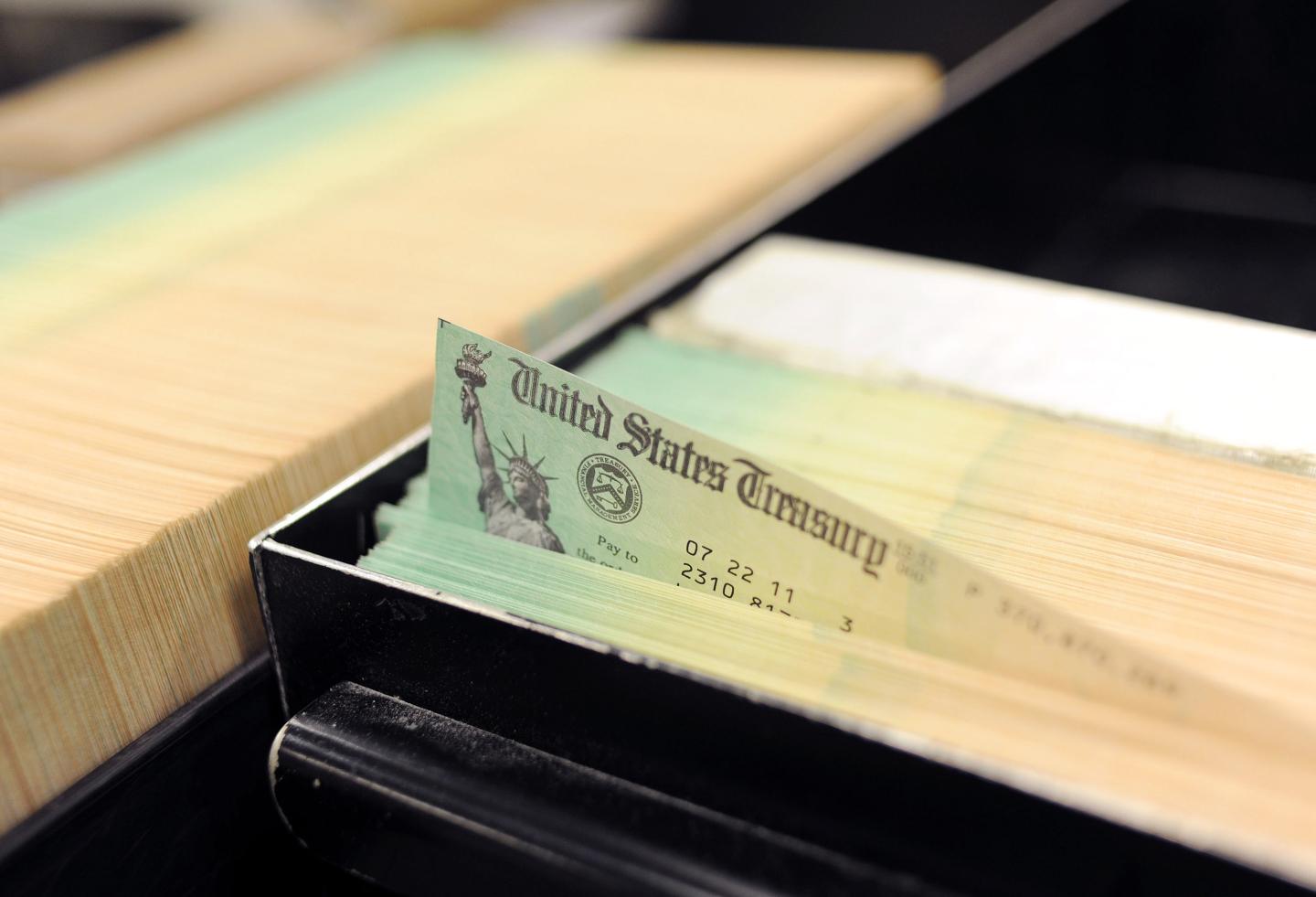 U.S Treasury Facility Prints Social Security Checks