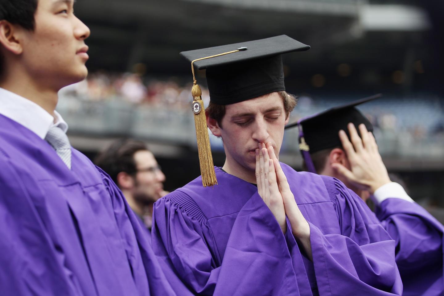 New York University Holds Commencement Ceremony At Yankee Stadium