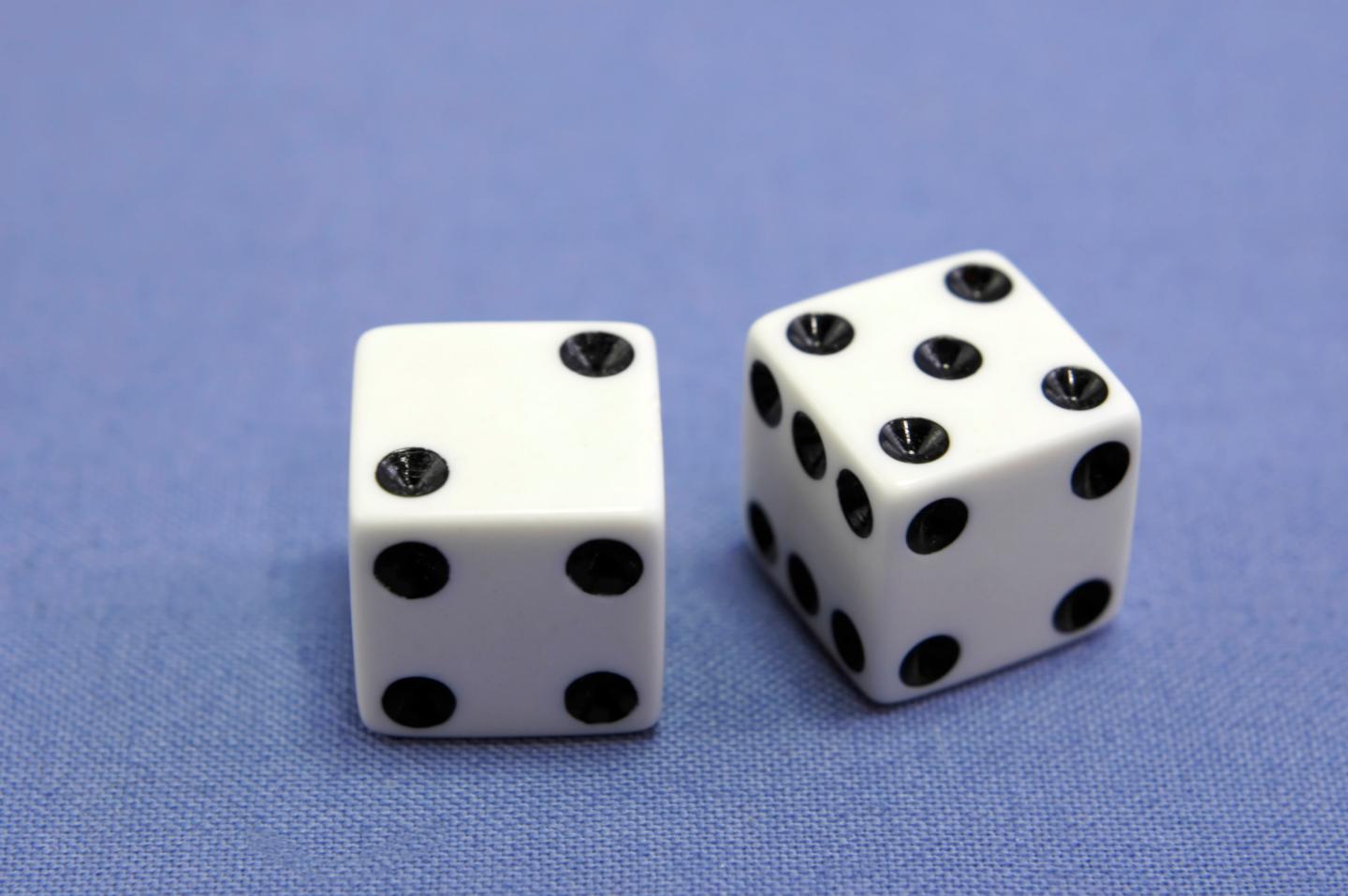 Dice Showing Seven