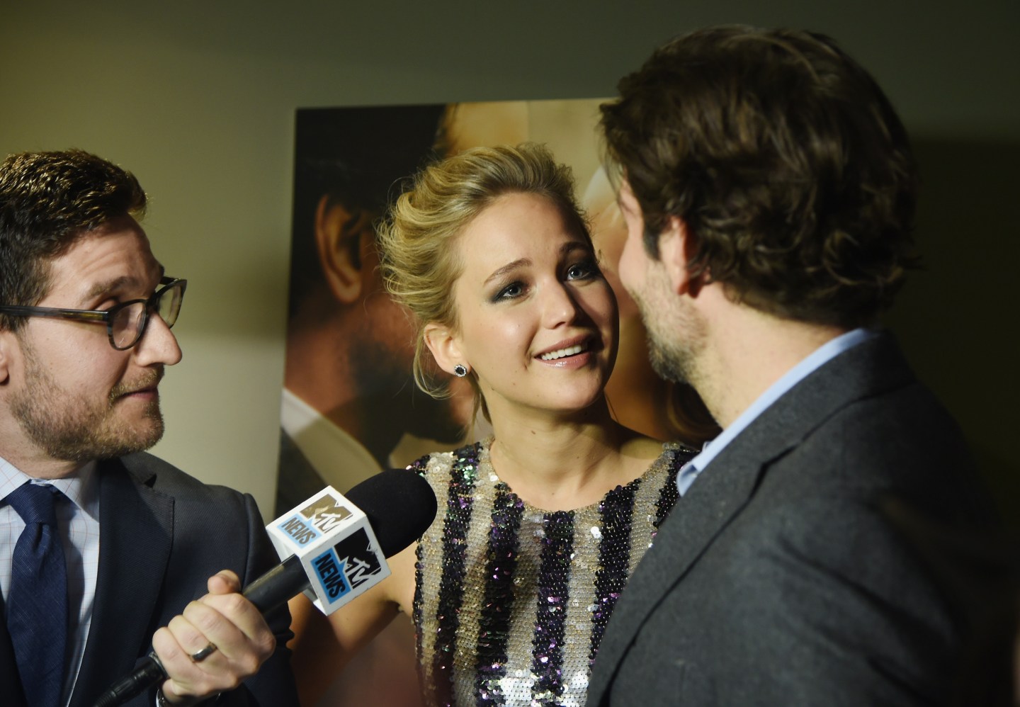 attends a screening of "Serena" hosted by Magnolia Pictures and The Cinema Society with Dior Beauty on March 21, 2015 in New York City.