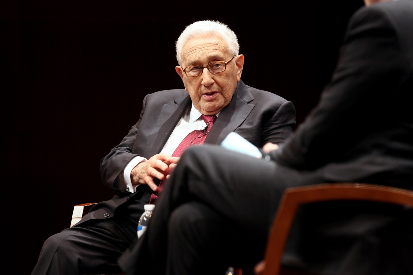 Henry Kissinger And Charlie Rose Mark The 70th Anniversary Of VE Day