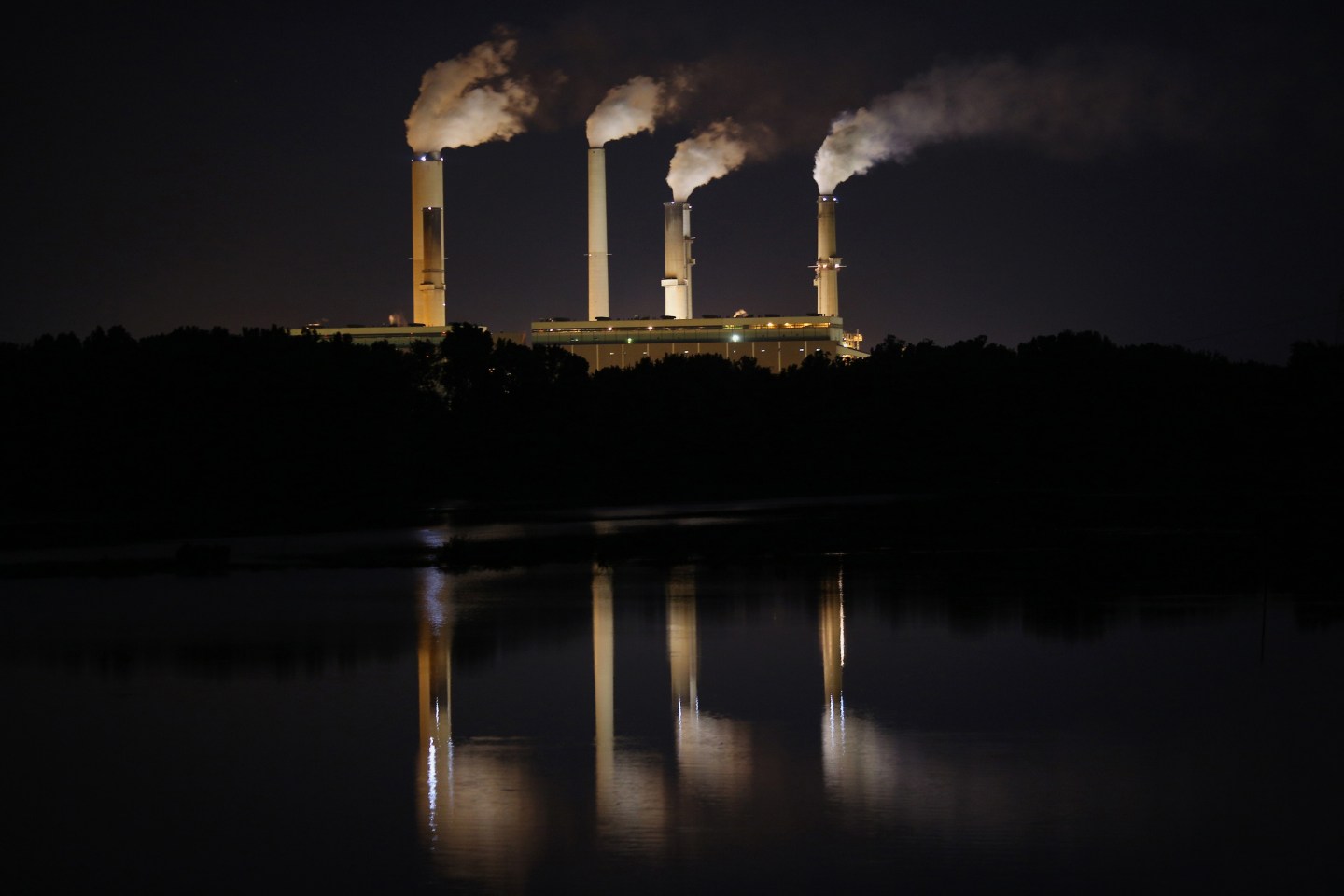 A Duke Energy Corp. Coal Fired Power Plant