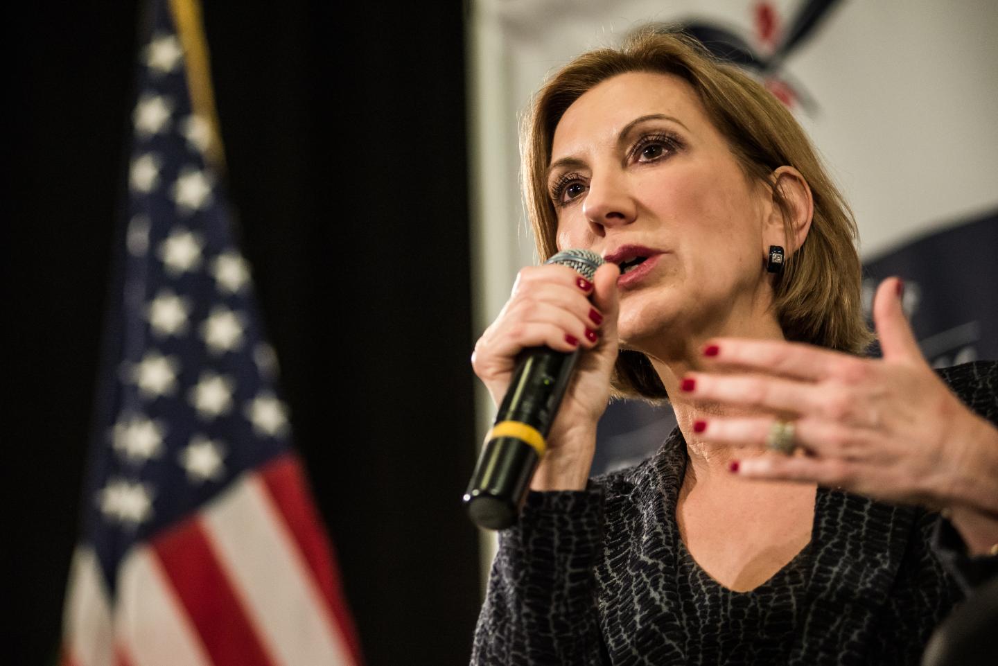Carly Fiorina Campaigns In South Carolina