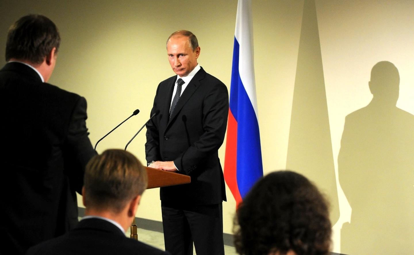 Russian President Putin's press conference in New York