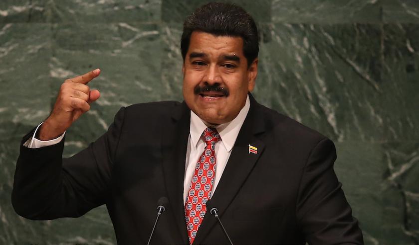 Nicolas Maduro, President of Venezuela, addresses the United Nations General Assembly at UN headquarters in New York