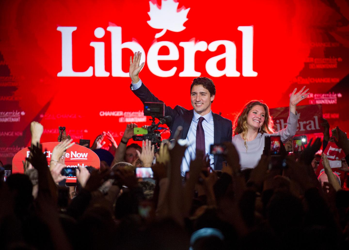 Inside The Liberal Party of Canada Leader Justin Trudeau Camp On Election Night