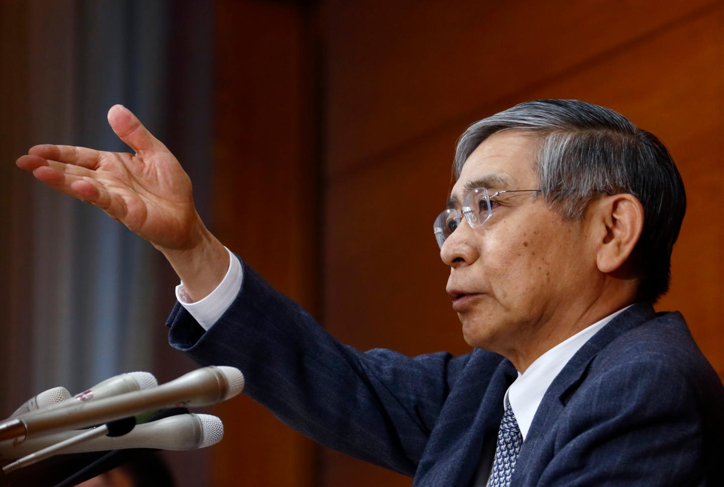 Bank Of Japan Governor Haruhiko Kuroda News Conference