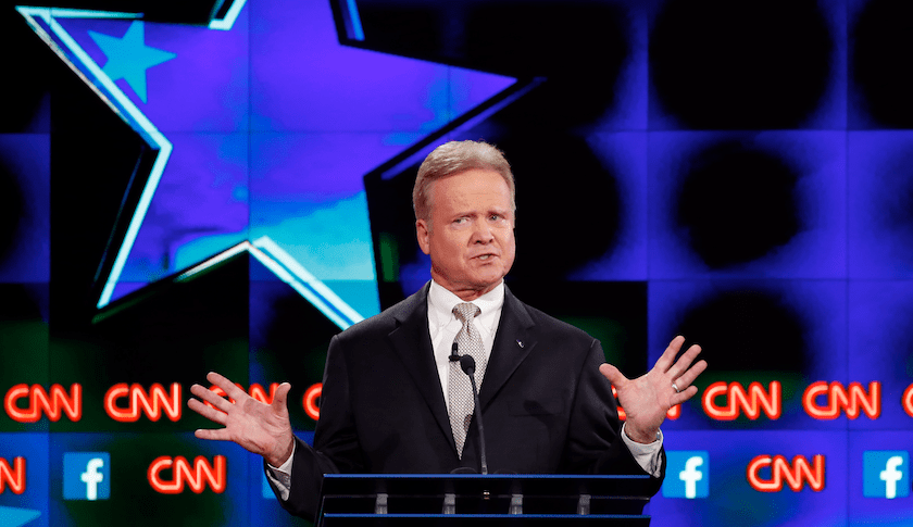 Former Democratic and possible independent candidate for President, JIm Webb