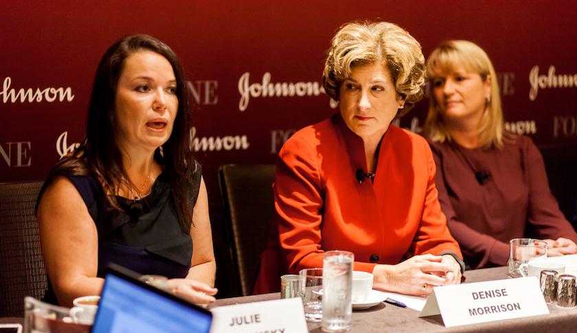 Left to right: Julie Smolyansky, Denise Morrison, and Tracy Massey