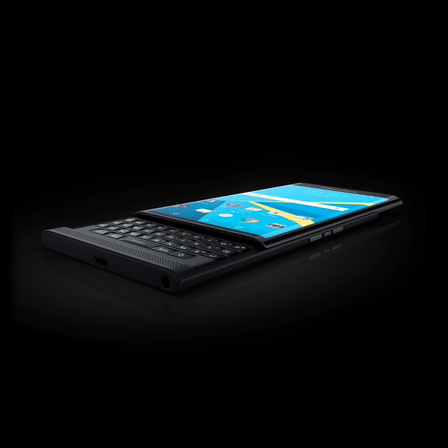 The Blackberry Priv runs Google's mobile operating system.