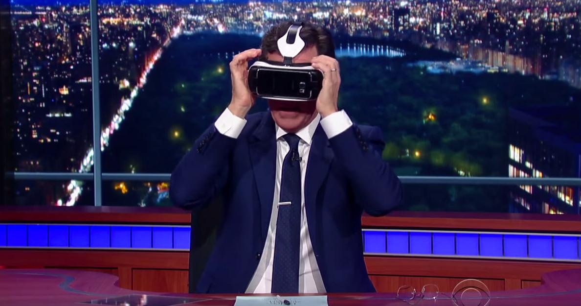 Stephen Colbert Virtual Reality