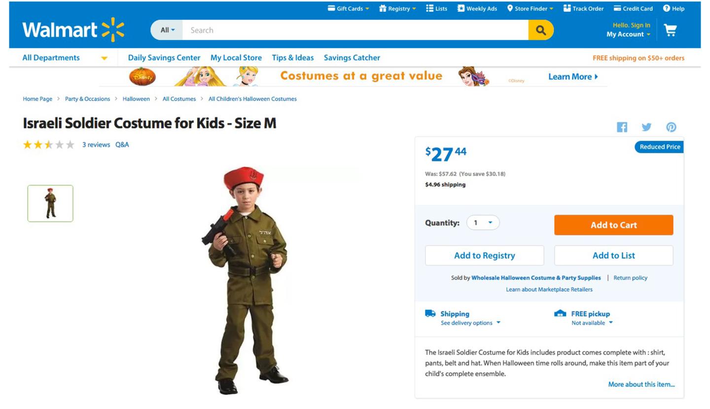 This Walmart Halloween costume is making people really angry