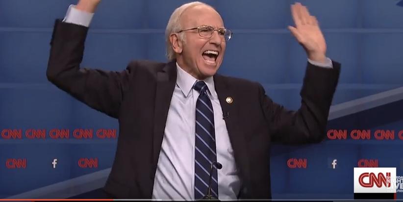 Larry David plays Bernie Sanders on ‘SNL’ and steals the show