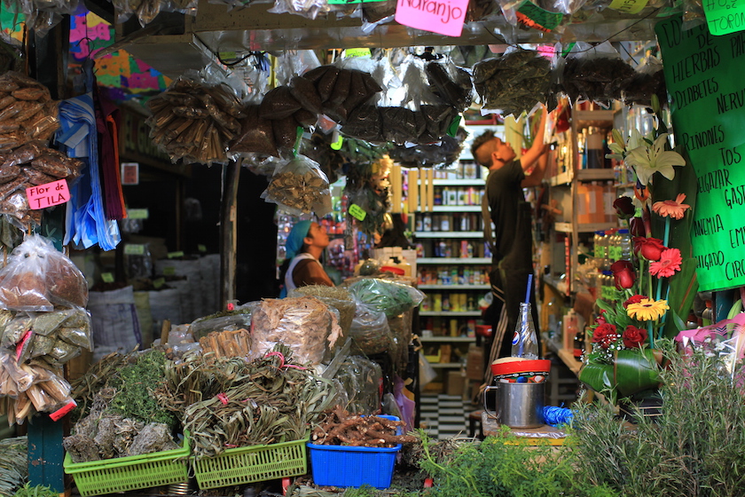 The Benito Juarez market in Oaxaca