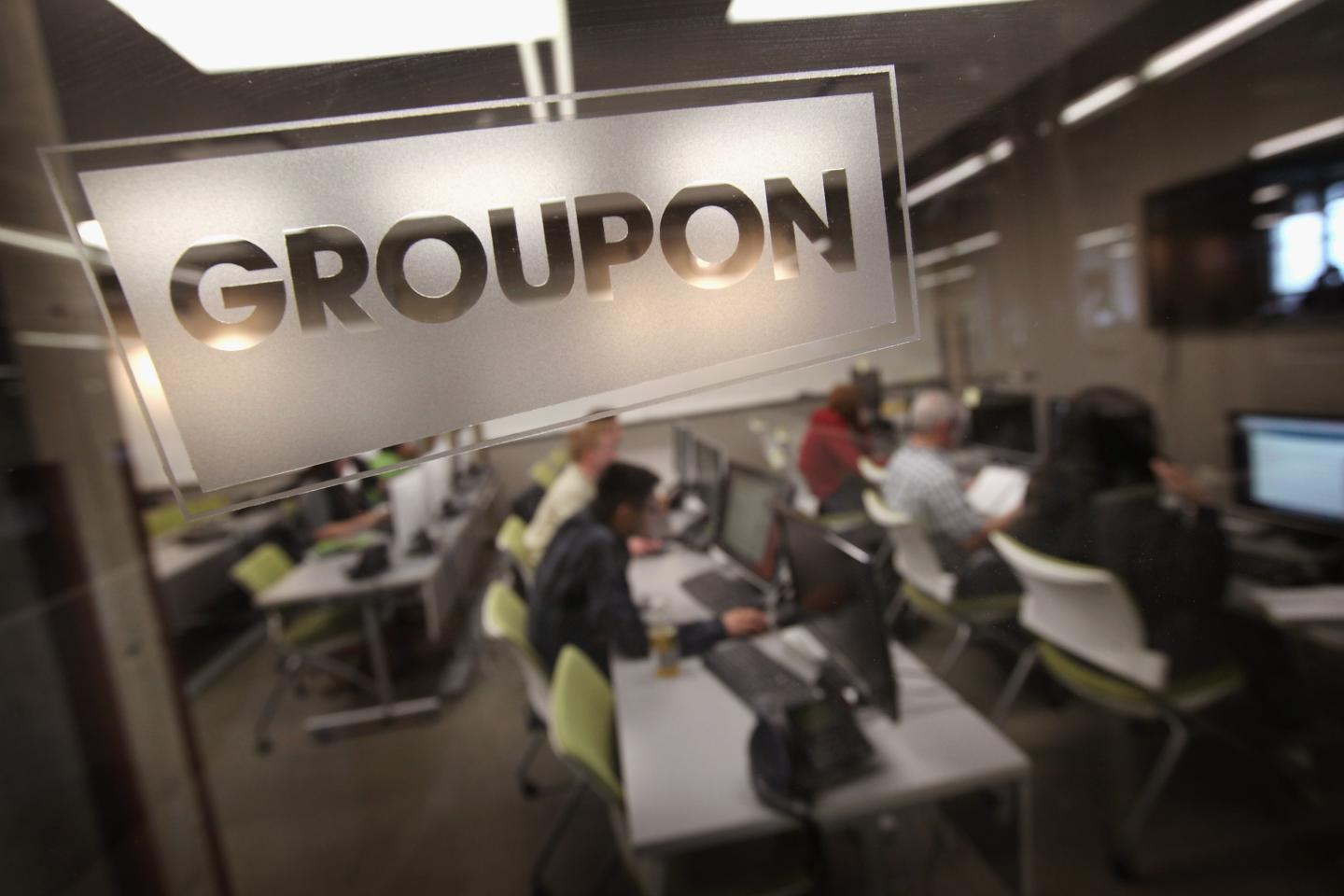 Groupon office engraving