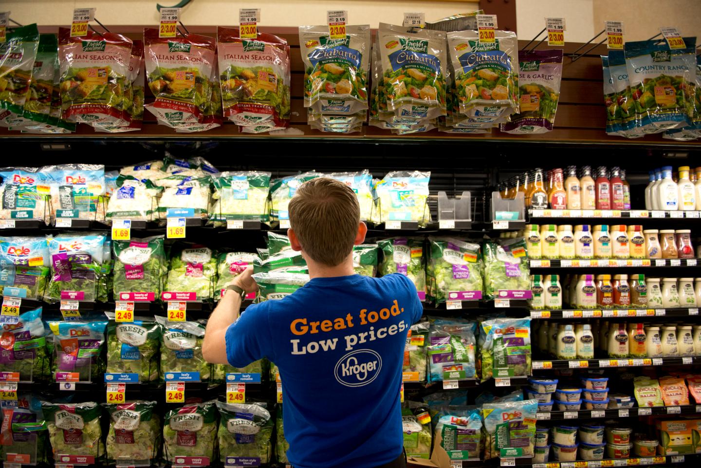 Inside A Grocery Co. Grocery Store Ahead Of Earns Figures