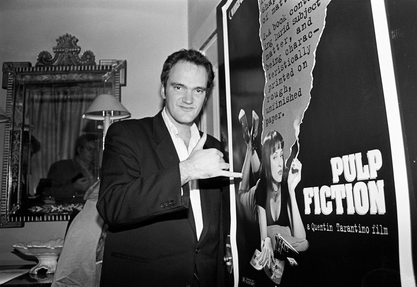 Quentin Tarantino London 1994