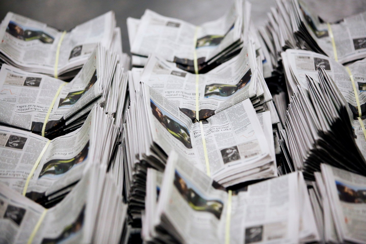 Printing Of The Los Angeles Times As Government Shutdown Ends