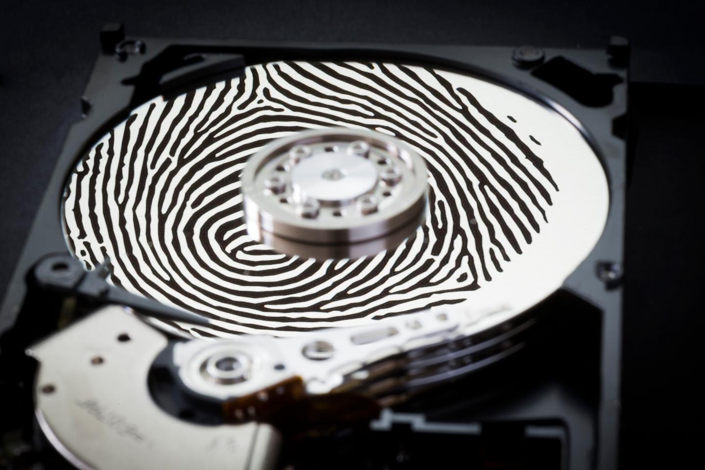 Close-up Of A Hard Drive