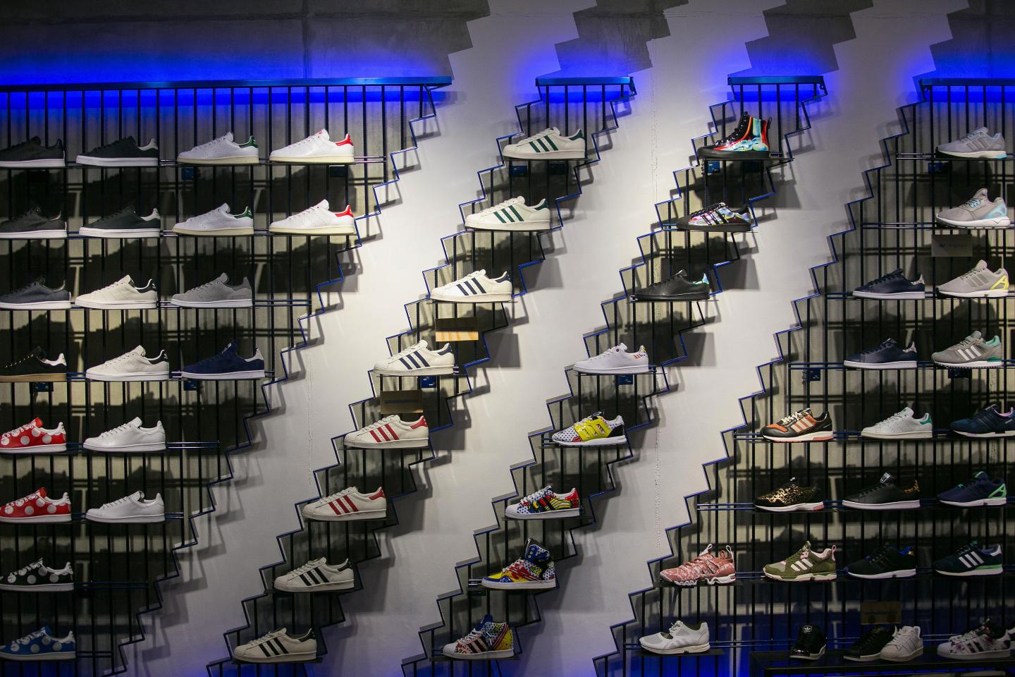 Retail Operations Inside An Adidas AG Store As Sportswear Maker Forecasts Profit