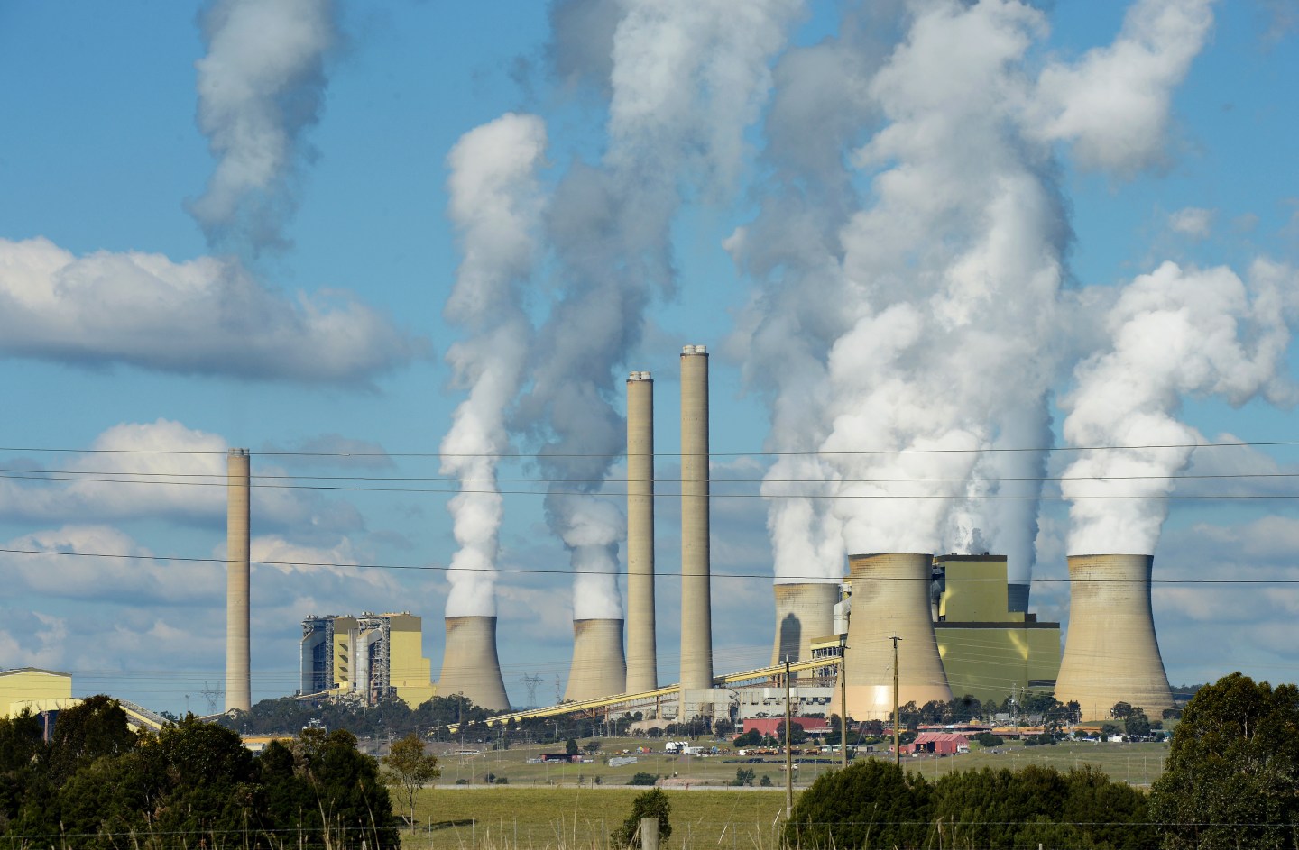 Coal-Fired Power Plants Following Commencement Of Government Program To Lower Emissions
