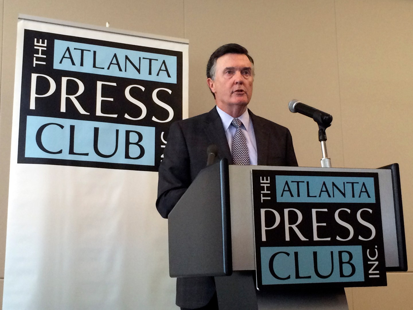Federal Reserve Bank Of Atlanta President Dennis Lockhart Speaks To Press Club