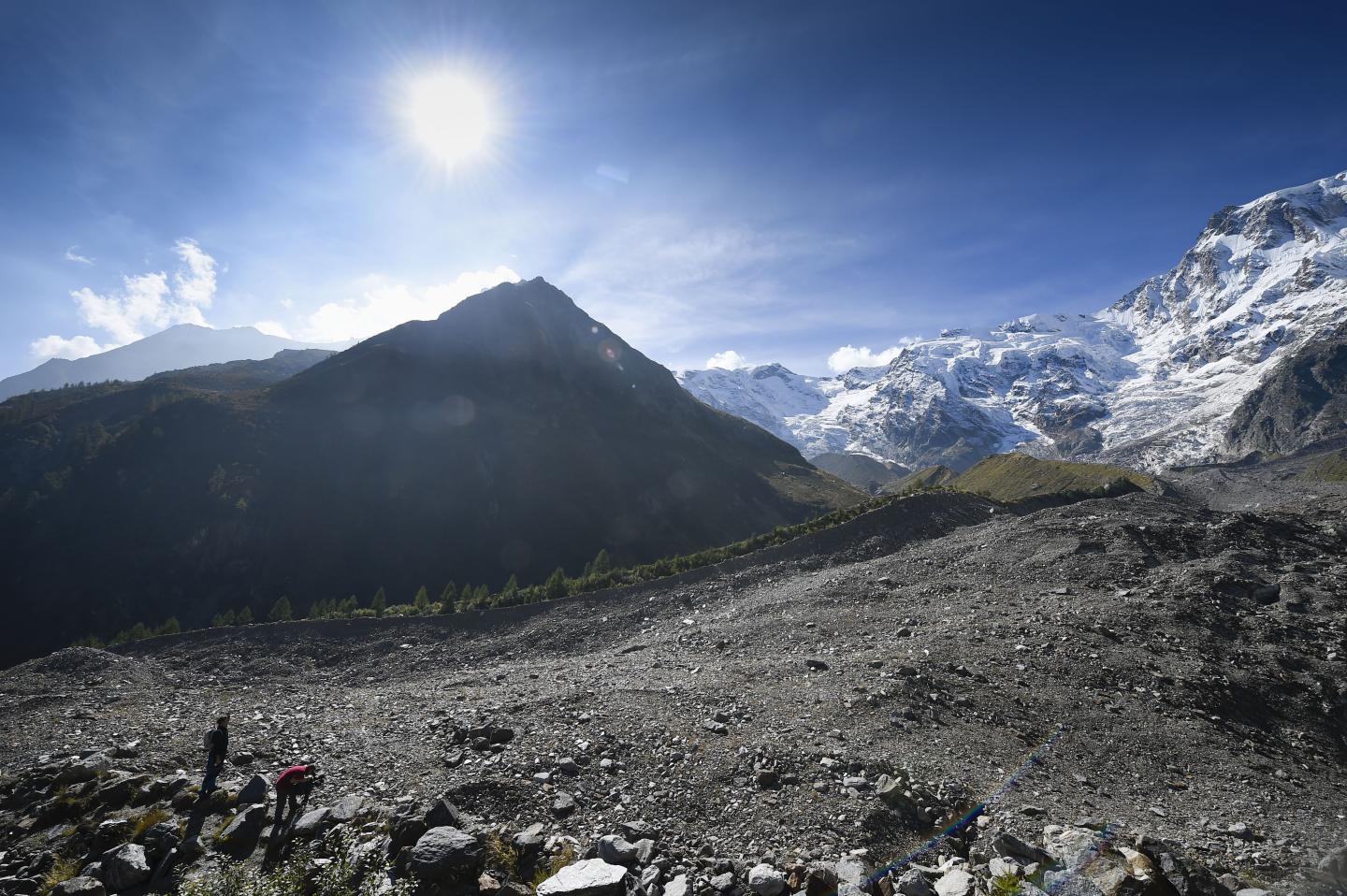 ITALY-THEME-GLOBAL-WARMING-GLACIER