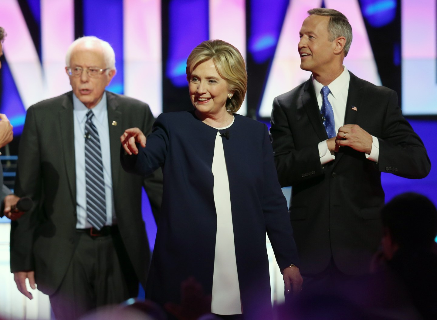 Democratic Presidential Candidates Hold First Debate In Las Vegas