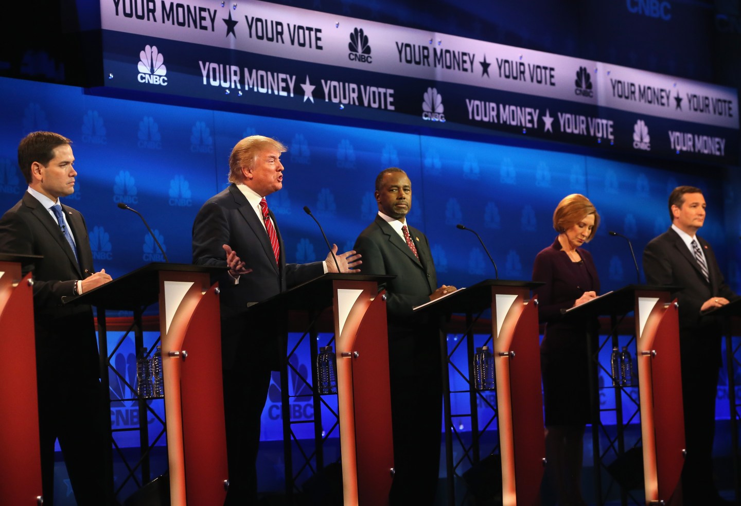 Republican Presidential Candidates Hold Third Debate In Colorado
