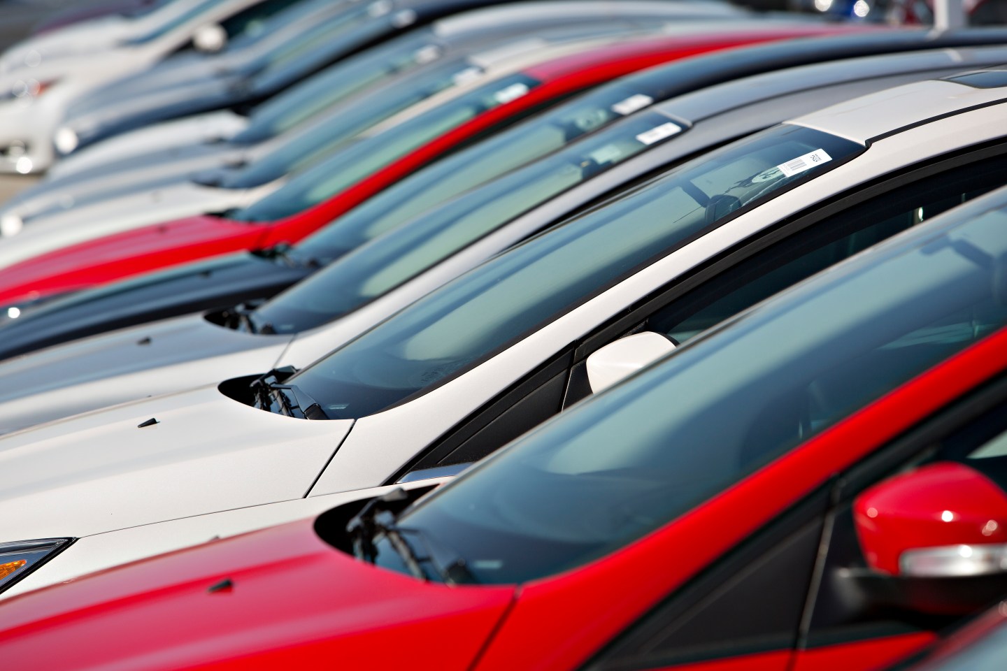 Inside A Car Dealership Ahead Of Motor Vehicle Sales Figures